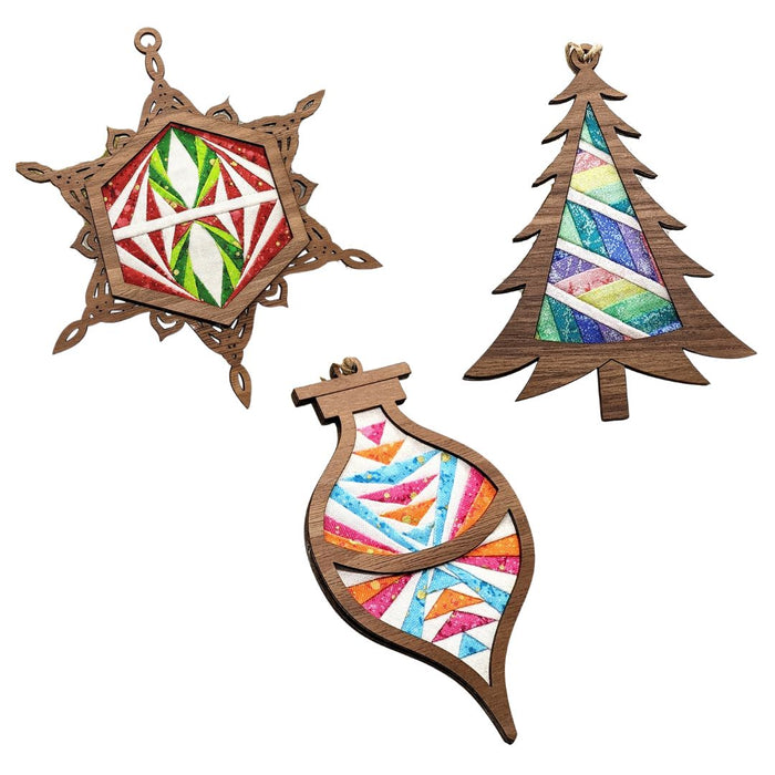 OCTOBER PREORDER -- Christmas Ornament Kit Trio