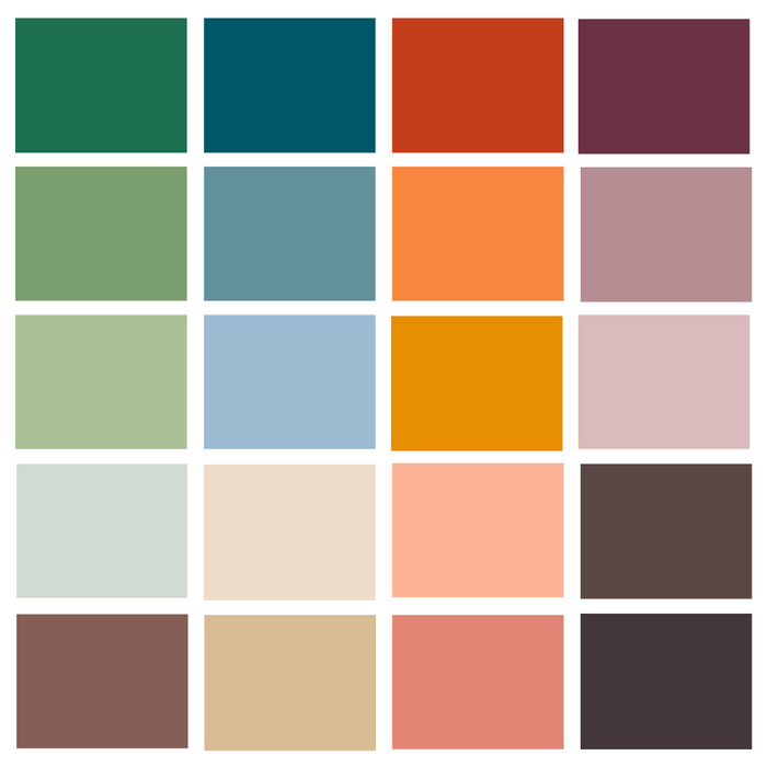 Art Gallery Signature Pure Solids by Suzy Quilts Color Card