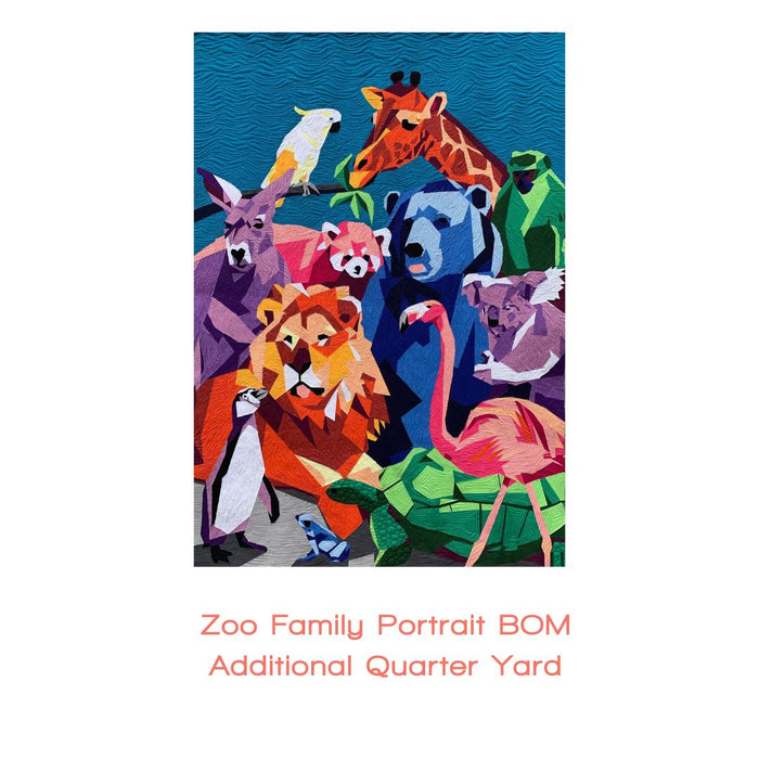 Zoo Family Portrait BOM -- Additional Quarter Yard