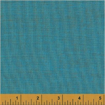 Artisan Cotton In Turquoise/Copper Fabric