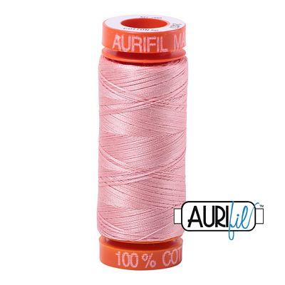 Aurifil Cotton Mako Thread 50wt 220 yards – 2437 Light Peony