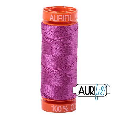 Aurifil Cotton Mako Thread 50wt 220 yards – 2535 Magenta