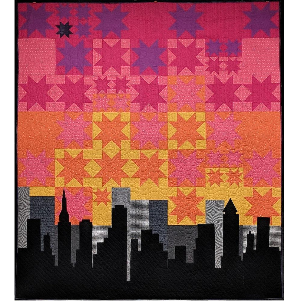 Skyline Quilt Kit in Sunset — Gotham Quilts