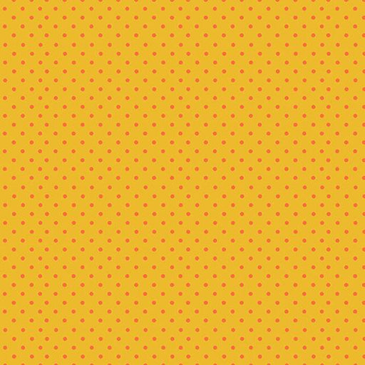 Spot In Yellow Orange Fabric