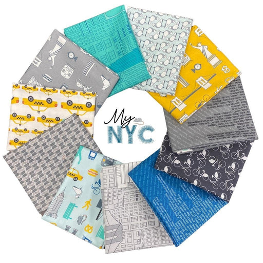 July Preoder -- My Nyc Full Collection Fat Quarter Bundle Precuts